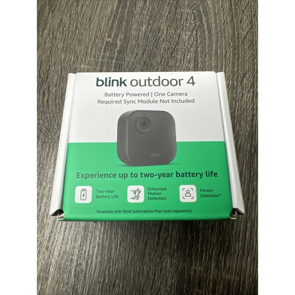 New! Blink Outdoor 4 Wire-Free Smart Security Add On Camera HD 2-Way Audio NIB - Picture 2 of 7